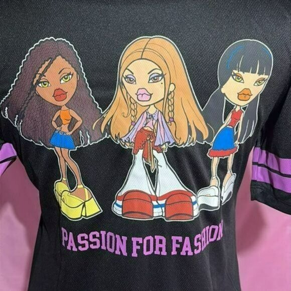 Bratz Baseball Jersey size Medium Bratz Doll Jersey NEW~  purple ~ Cartoon Bratz - Picture 4 of 16